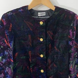 🕰 Vintage Rosario Velvet dress/jacket